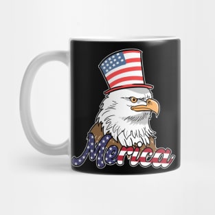 Merica Eagle USA Flag 4th Of July Fourth Patriotic Mug